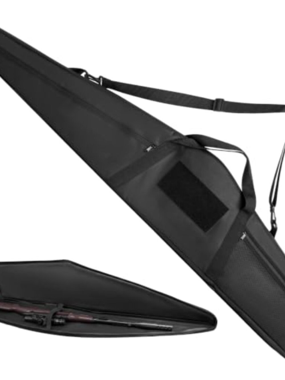 52 in Soft Rifle Case Shotgun Bag 3 Storage Pockets Padded Nylon